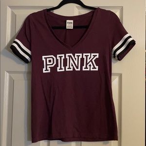 Pink maroon shirt